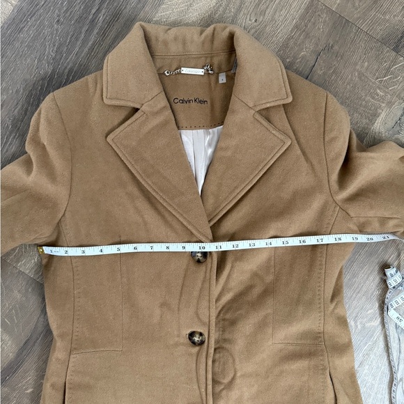Calvin Klein Tan Trench Coat - Picture 5 of 9
